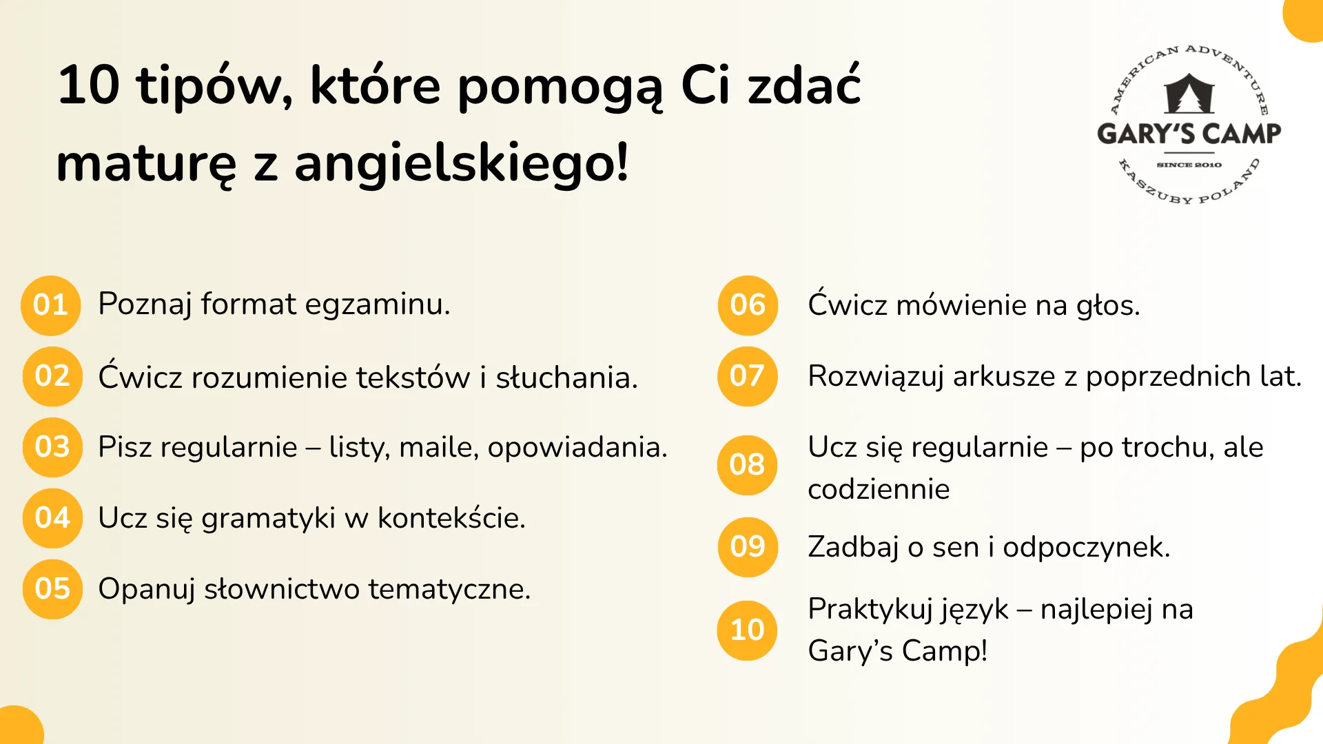 10 tipów, które pomogą Ci zdać maturę z angielskiego!