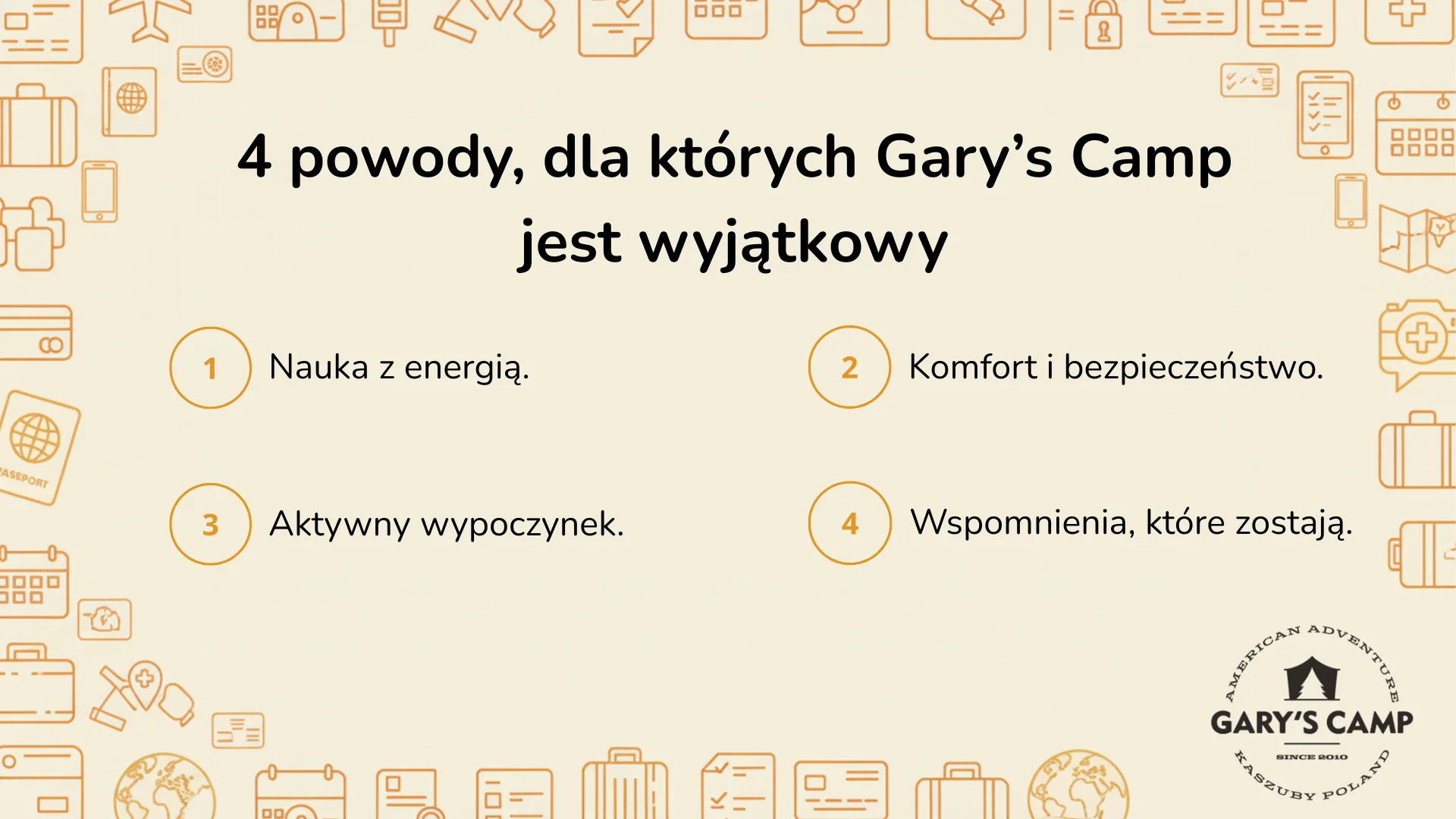 4 powody, dla których Gary’s Camp jest wyjątkowy