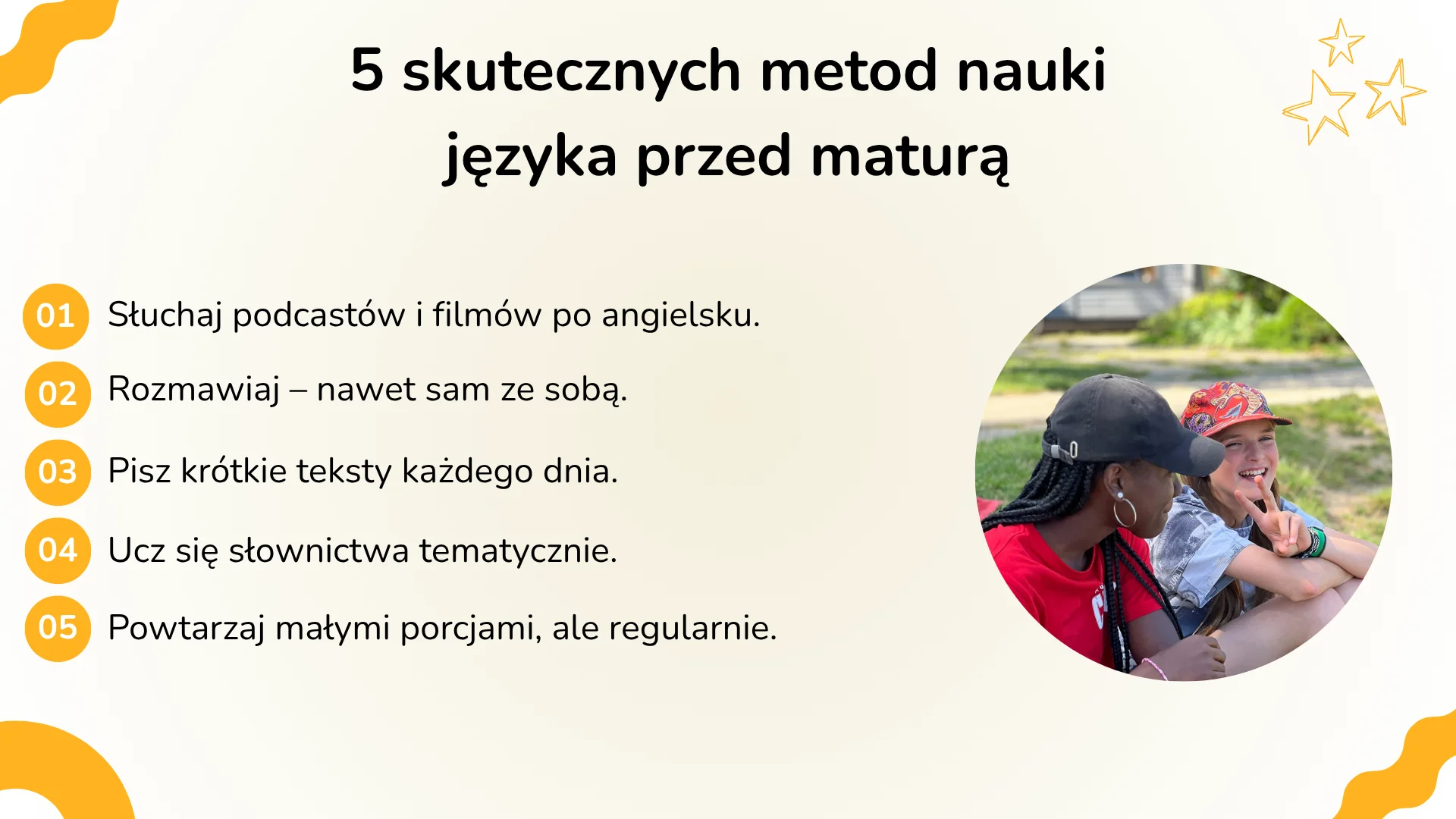 5 skutecznych metod nauki języka przed maturą