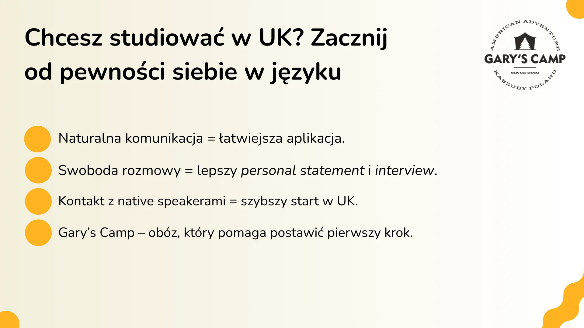 Chcesz studiować w UK? Zacznij od pewności siebie w języku