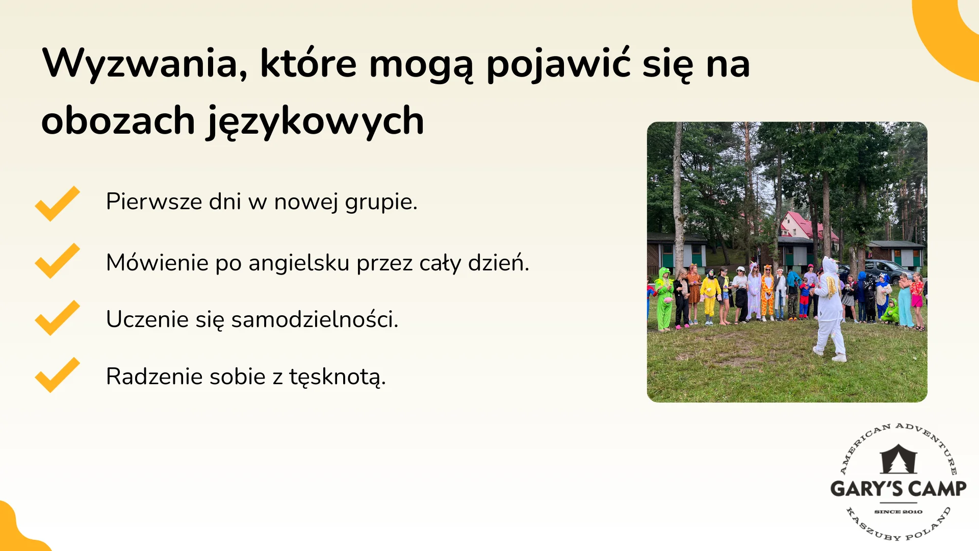 Wyzwania, które mogą pojawić się na obozach językowych