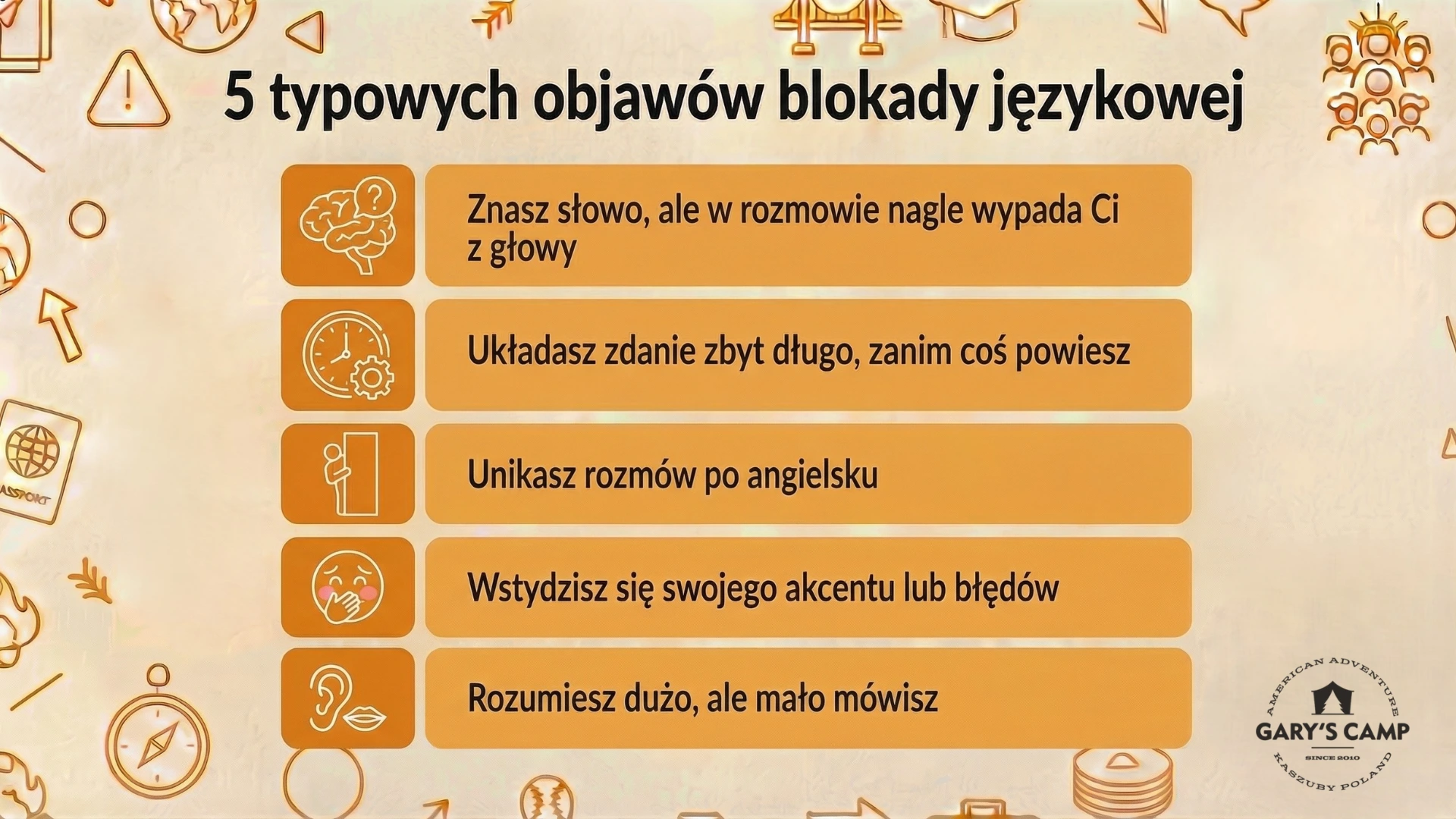 5 typowych objawów blokady językowej