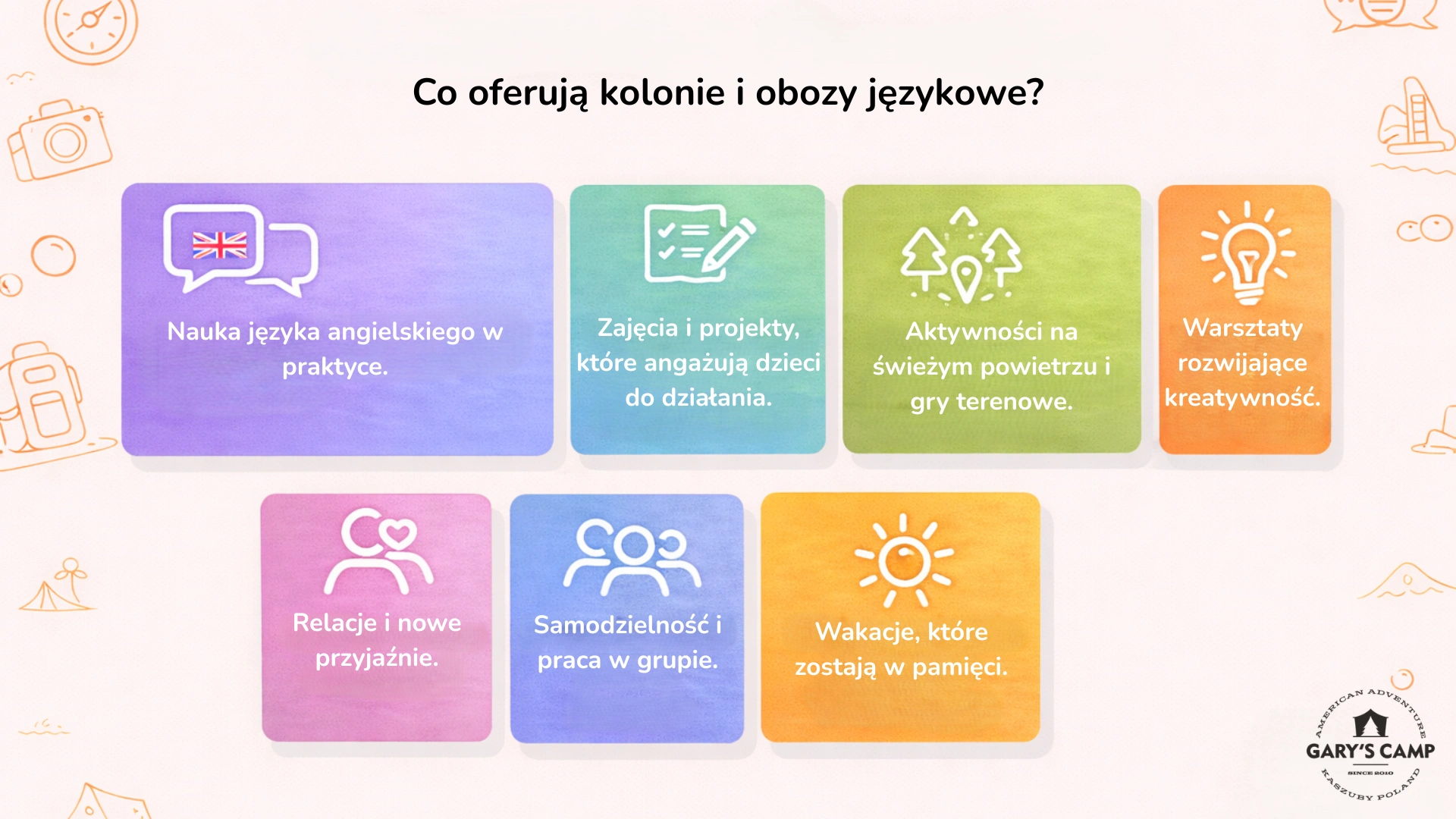 Co oferują kolonie językowe i obozy letnie?